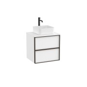Inspira meuble pour vasque à poser + plan 600x490 mm blanc mat - ROCA A851993509 