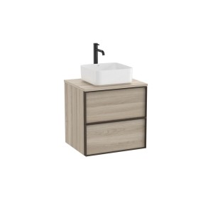 Inspira meuble pour vasque à poser + plan 600x490 mm pin blanc - ROCA A851993546 