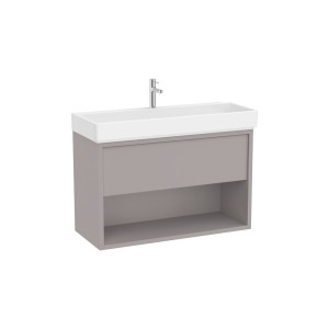 Tura unik 1t 1 niche inf lav percé 1t 1000 mm gris clair mat - ROCA A852037559 