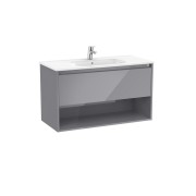 Tenor unik 1t 1 niche inf 1000 mm gris galet brillant - ROCA A852081516 