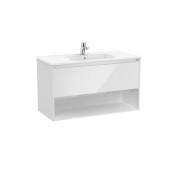 Tenor unik (meuble 1t et 1 niche inférieure + lavabo) 1000 mm blanc brillant - ROCA A852081806 