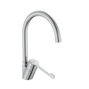 Victoria pro mitigeur évier bec tube haut mobile poignée gérontologique chromé - ROCA A5A8E5GC00 