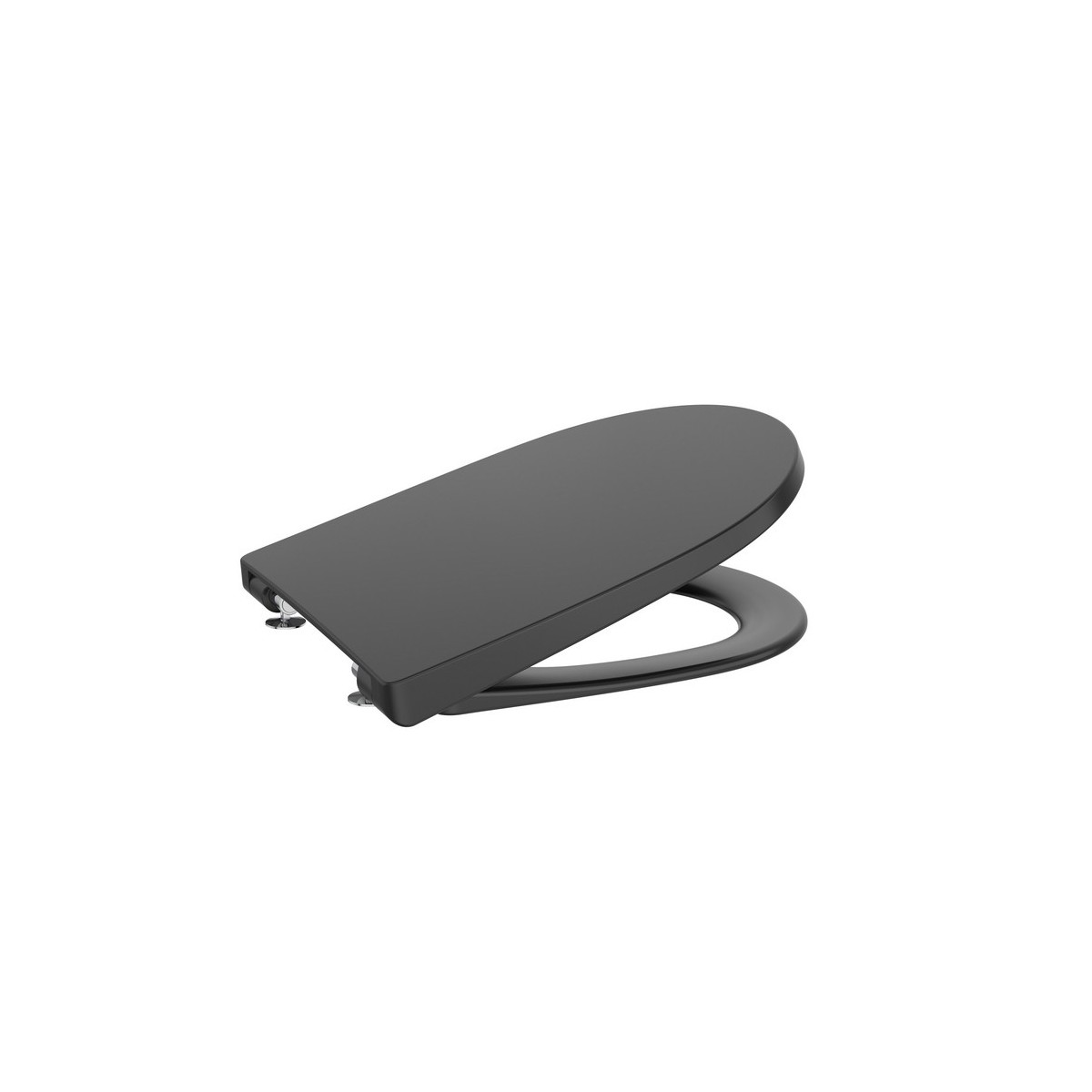 Ona abattant frein de chute compacte supralit noir mat garantie 2 ans - ROCA A801E22081 