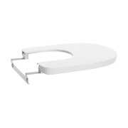 Tura abattant pour bidet frein de chute en urea blanc brillant - ROCA A806F02002 