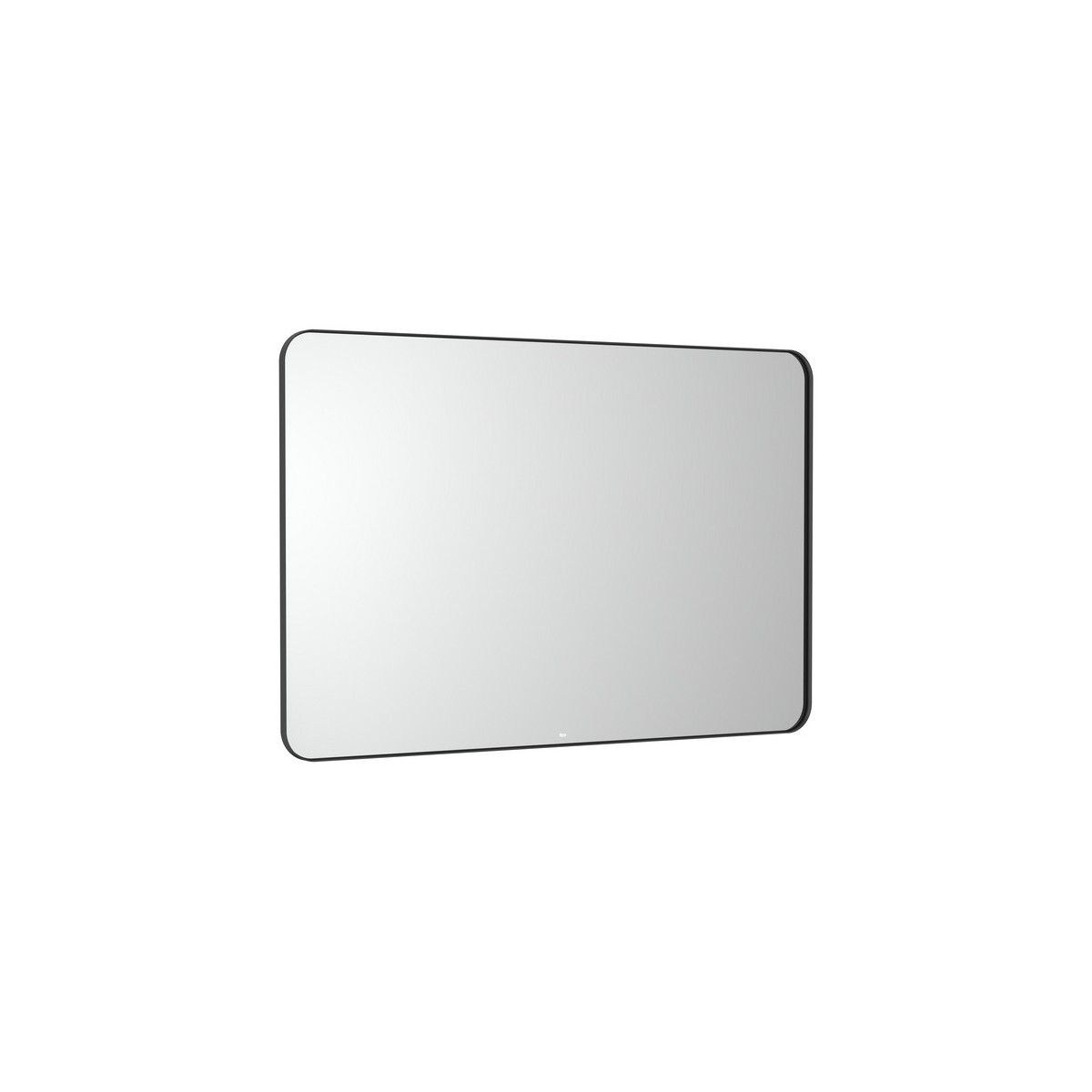 Luna miroir rectangulaire avec cadre noir et éclairage d’ambiance led 1200 x 800 - ROCA A812424000 