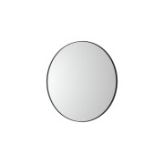 Luna miroir rond ø 800 avec cadre noir et éclairage d’ambiance led - ROCA A812426000 