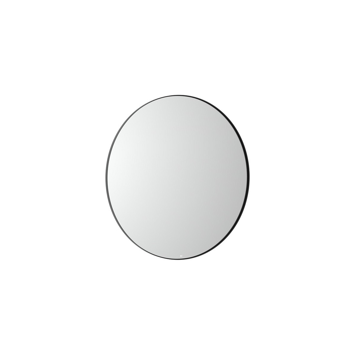 Luna miroir rond ø 1000 avec cadre noir et éclairage d’ambiance led - ROCA A812427000 