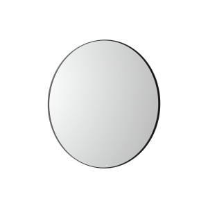Luna miroir rond ø 1000 avec cadre noir et éclairage d’ambiance led - ROCA A812427000 