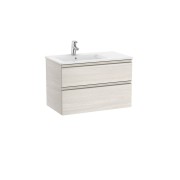 The gap unik meuble 2 tiroirs + lavabo gauche 2 trou 800mm frêne nordic - ROCA A851479434 