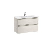 The gap unik meuble 2 tiroirs + lavabo slim 800mm frêne nordic - ROCA A851497434 