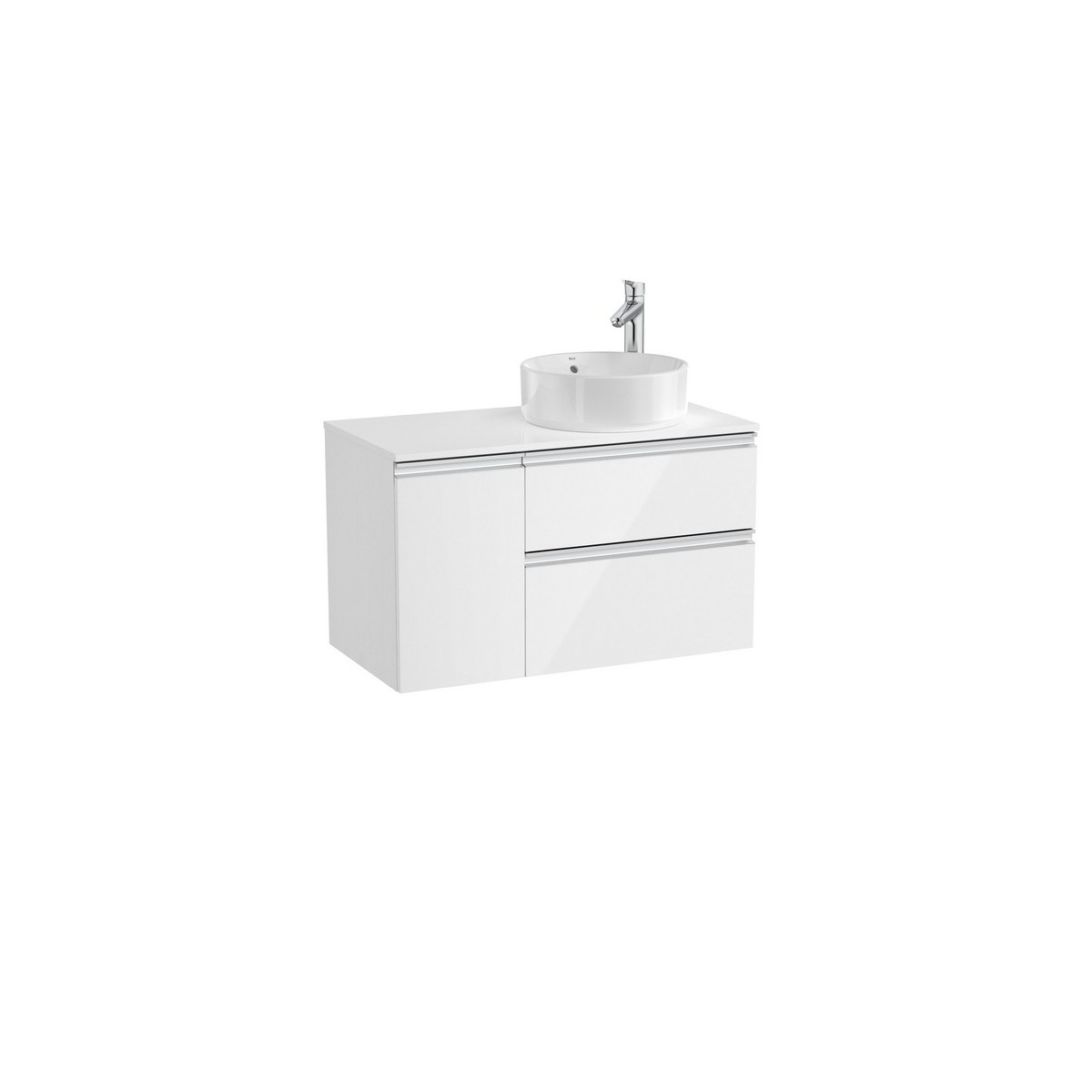 The gap pr lav dte 900mm blanc brillant - ROCA A851502806 
