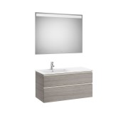 The gap pack 2t lav gche 1000mm (unik+miroir) city oak - ROCA A851514402 