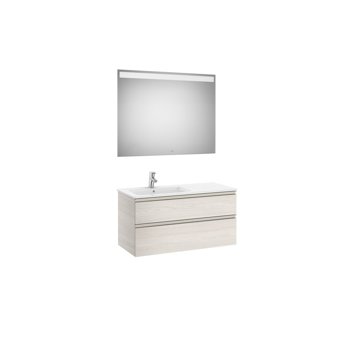 The gap pack 2t lav gche 1000mm (unik+miroir) frêne nordic - ROCA A851514434 