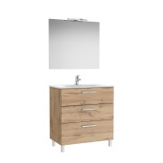 Victoria pack 3 tiroirs 800mm noyer - ROCA A851608517 