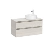 The gap meuble 2t pr vasq à dte 1000 mm frêne nordic/poignées nickel mat - ROCA A851958434 