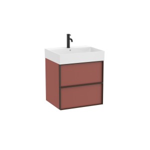 Inspira unik 2 tiroirs 600x490mm terracotta mat - ROCA A851990552 