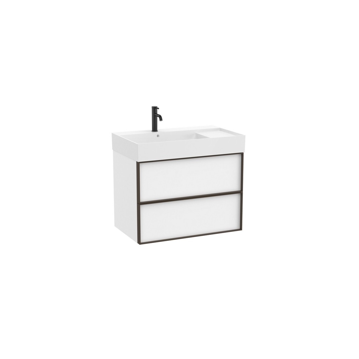 Inspira unik 2 tiroirs 800x490mm blanc mat - ROCA A851991509 