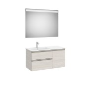 The gap pack 2t+1p 1000 mm asym gche frêne nordic/poignées nickel mat - ROCA A851998434 