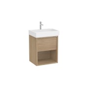 Tura unik (solution meuble 1t + 1 niche inférieure + lavabo) 550 mm orme clair - ROCA A852024565 