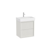 Tura unik (solution meuble 2 tiroirs + lavabo) 600 mm blanc cassé mat - ROCA A852026558 