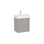 Tura unik (solution meuble 2 tiroirs + lavabo) 600 mm gris clair mat - ROCA A852026559 