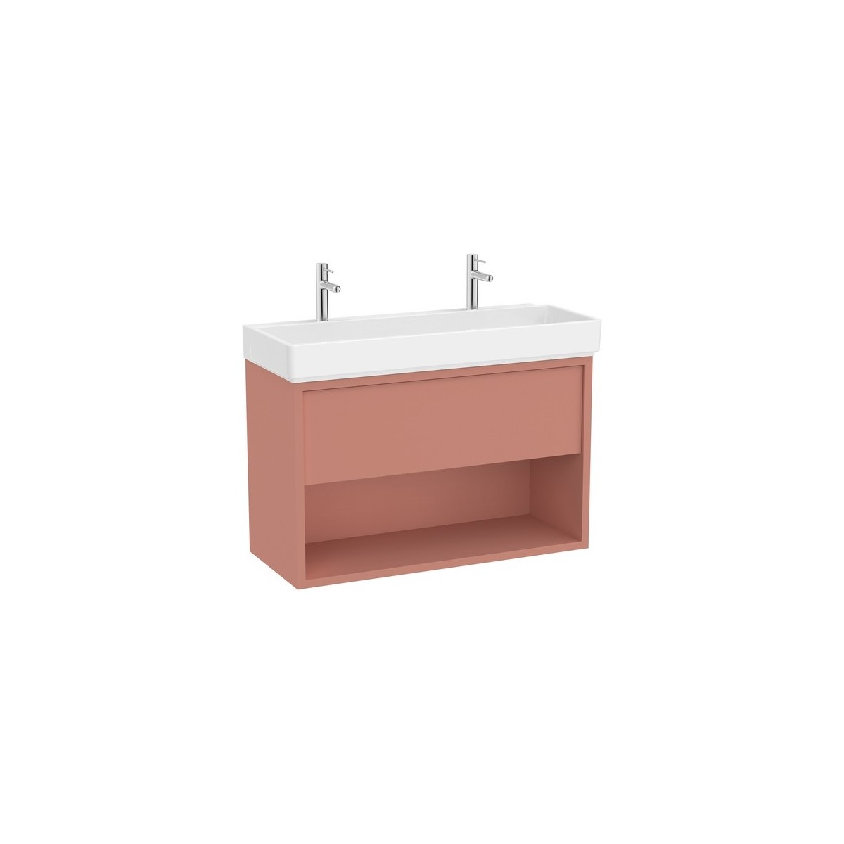 Tura unik 1t 1 niche inf lav percé 2t 1000 mm terracotta clair mat - ROCA A852038560 