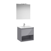 Tenor pack 1t 1 niche inf 600 mm gris galet brillant - ROCA A852086516 