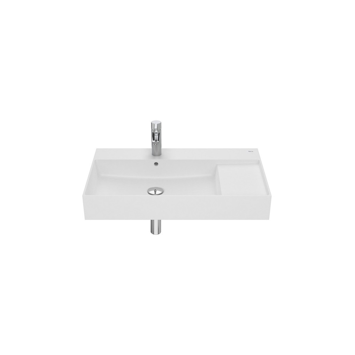 Inspira sq lav pour unik 80x49 blanc mat - ROCA A32752B620 