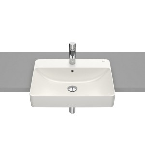 Inspira lavabo semi-encastrée en fineceramic 550x420 beige - ROCA A32753S650 