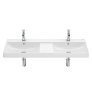 Ona lavabo double mural 1200x460 h 80 blanc brillant - ROCA A32768B000 