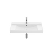 Ona lavabo mural 800x460 h 80 centré blanc mat - ROCA A32768H620 