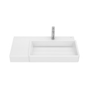 Tura lav asym cuve a droite 800x430mm blanc brillant - ROCA A327696000 