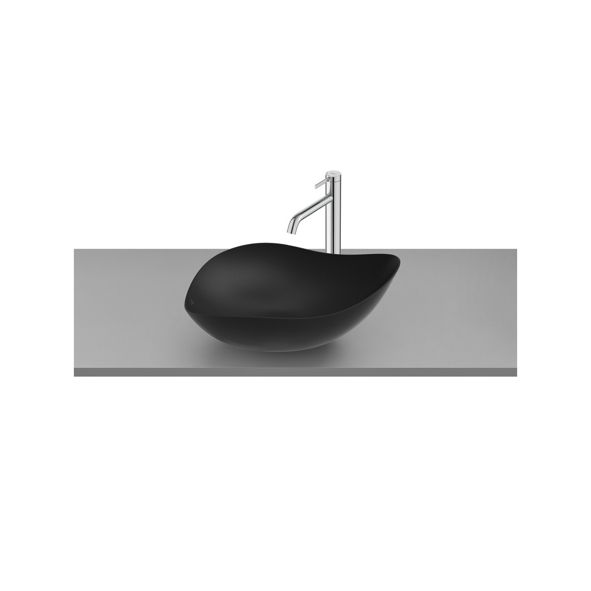 Ohtake vasque à poser 550x385mm noir mat - ROCA A327A13080 