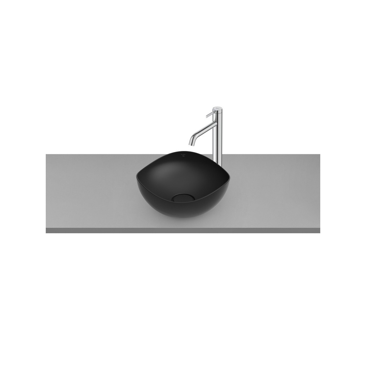 Ohtake vasque à poser ø375 mm noir mat - ROCA A327A15080 