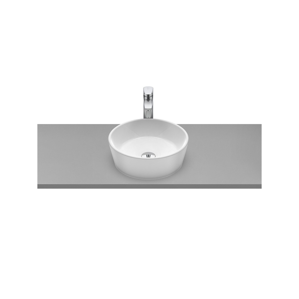 Optica vasque à poser round 350x350 mm blanc brillant - ROCA A327B15000 