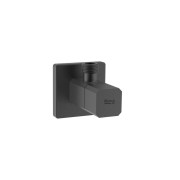 Robinet d’arrêt équerre square tête céramique 1/2” titanium black brossé - ROCA A5251679NM 