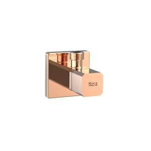 Robinet d’arrêt équerre square tête céramique 1/2” rose gold - ROCA A5251679RG 