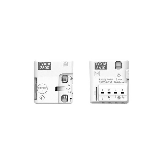 PACK TYXIA 501 - Pack éclairage va et vient sans fil avec neutre - DELTADORE 6351407