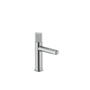 Nu mitigeur lavabo "s" corps lisse poignée cannelée chromé - ROCA A5A3B3FC00 