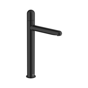 Nu mitigeur lavabo "xl" corps lisse poignée dôme titanium black - ROCA A5A3X3FCN0 