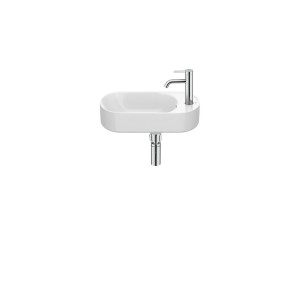 Meridian lave-mains mural en fineceramic® blanc brillant 500x275 mm - ROCA A327740000 