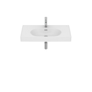 Meridian lavabo mural en fineceramic® blanc mat 800x460mm - ROCA A327745620 