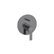 Targa mitigeur bain-douche à encastrer 2 voies graphite br - ROCA A5A0B5FGM0 