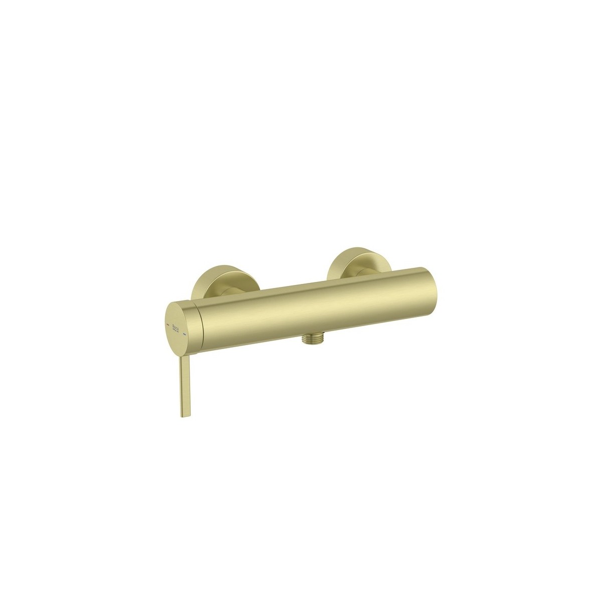 Ona mitigeur douche mural avec raccords pvd or brossé - ROCA A5A219EVA0 