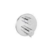 T-500 mitig thermostatique encastré 1 voie 1/2” installer avec rocabox chromé - ROCA A5A2P18C00 