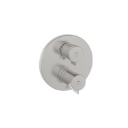 T-500 mitig therm encastré 1 voie 1/2” installer avec rocabox pvd acier - ROCA A5A2P18SM0 