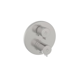 T-500 mitig therm encastré 1 voie 1/2” installer avec rocabox pvd acier - ROCA A5A2P18SM0 