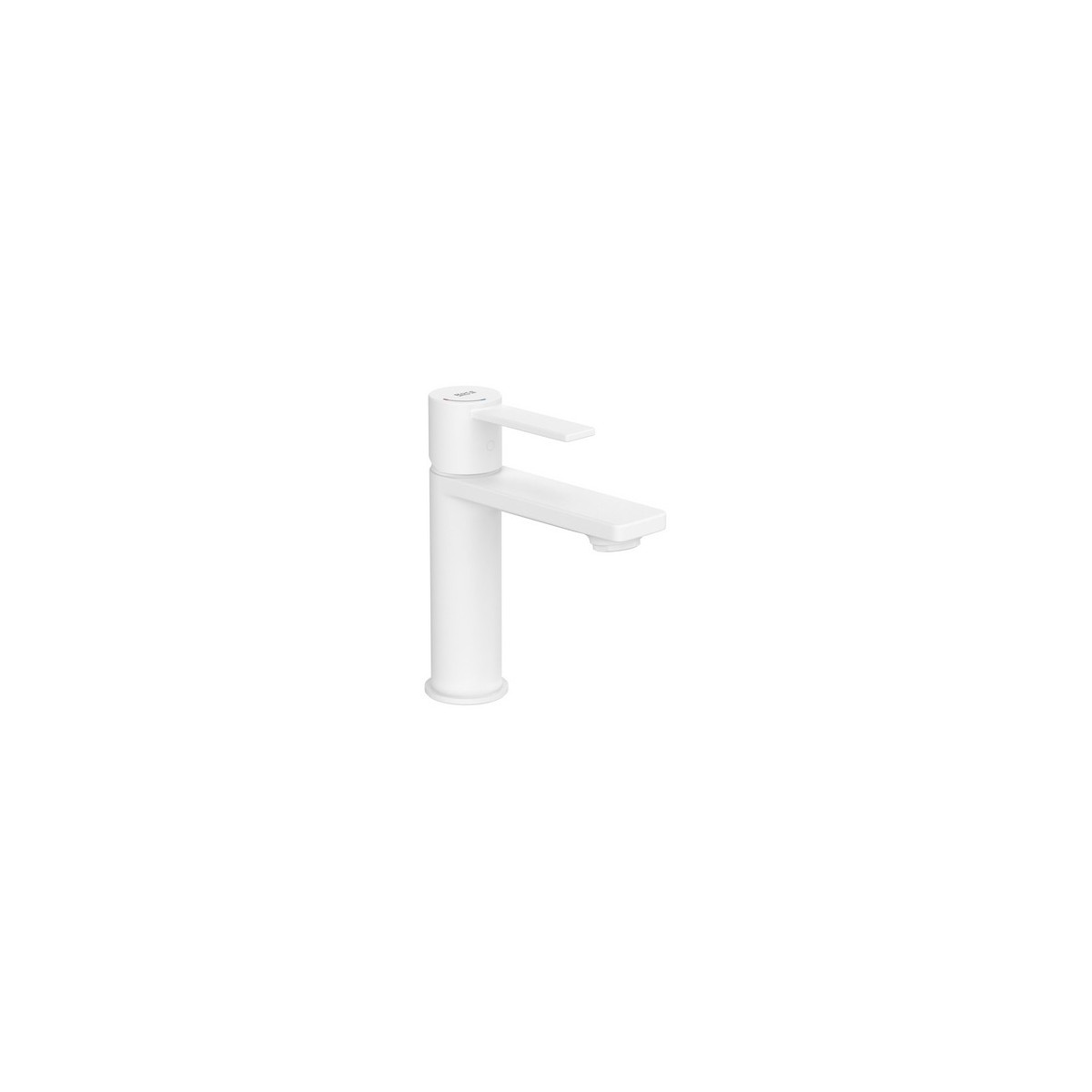 Targa mitigeur s pour lavabo corps lisse ouverture sur l'eau froide blanc mat - ROCA A5A325FB00 