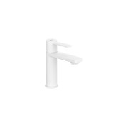 Targa mitigeur s pour lavabo corps lisse ouverture sur l'eau froide blanc mat - ROCA A5A325FB00 