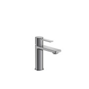 Targa mitigeur s pour lavabo corps lisse avec flexibles graphite brossé - ROCA A5A325FGM0 
